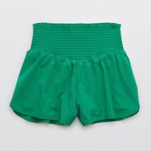 aerie smocked running short